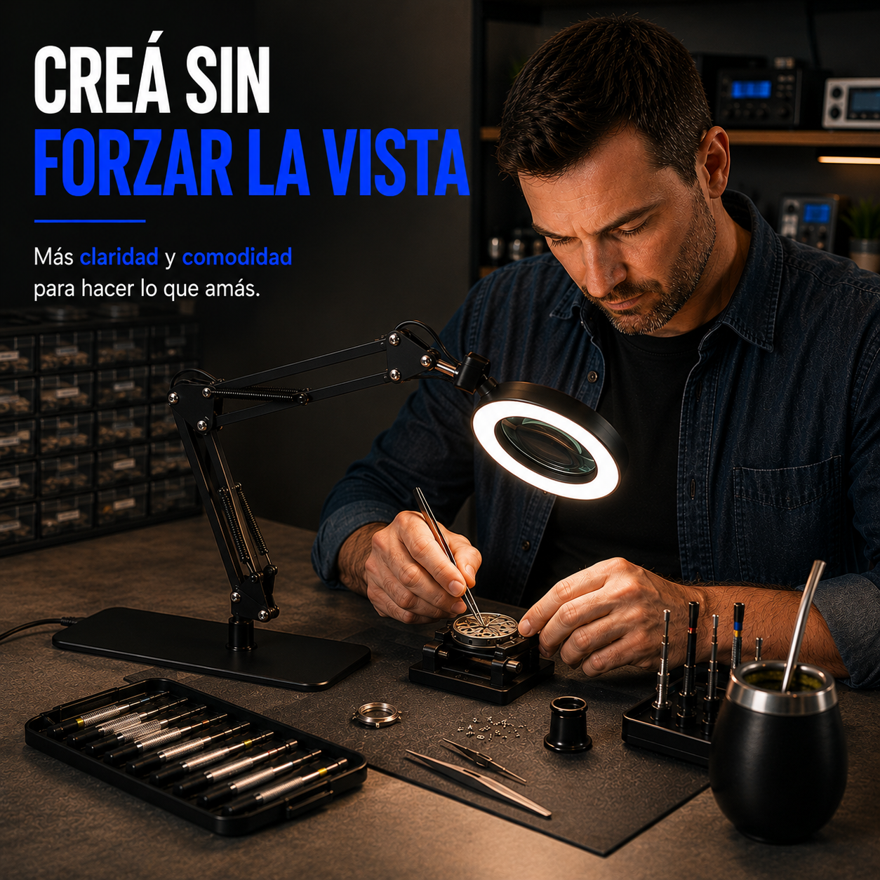 CREÁ Y TRABAJÁ SIN FORZAR LA VISTA