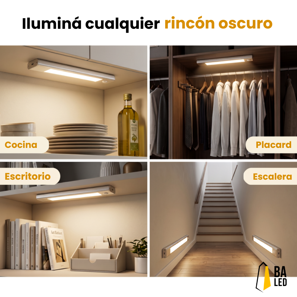 TRANSFORMÁ TUS ESPACIOS EN SEGUNDOS - BARRA LED PREMIUM