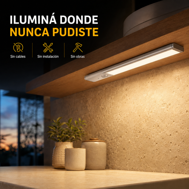 TRANSFORMÁ TUS ESPACIOS EN SEGUNDOS - BARRA LED PREMIUM