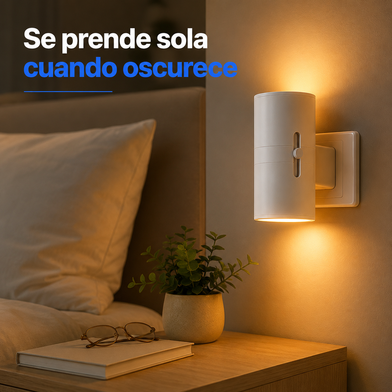 Luz Nocturna LED con Sensor Automático - PREMIUM