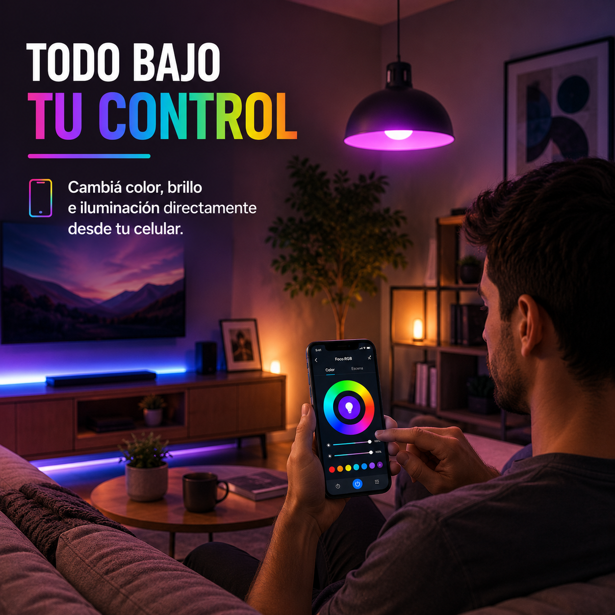 Transformá tu Espacio con la Lámpara Inteligente RGB - PACK X2