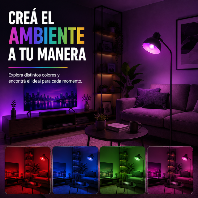 Transformá tu Espacio con la Lámpara Inteligente RGB - PACK X2