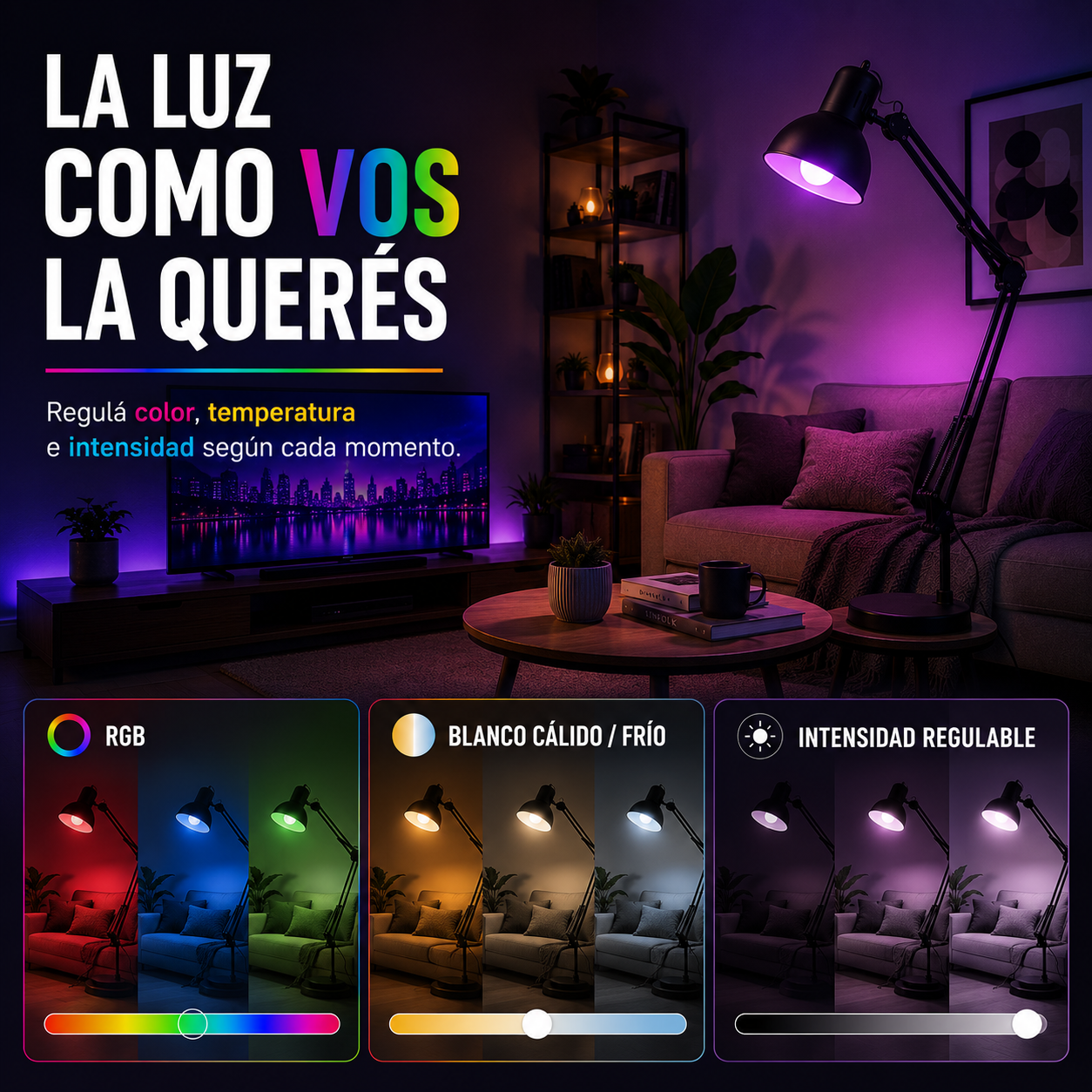 Transformá tu Espacio con la Lámpara Inteligente RGB - PACK X2