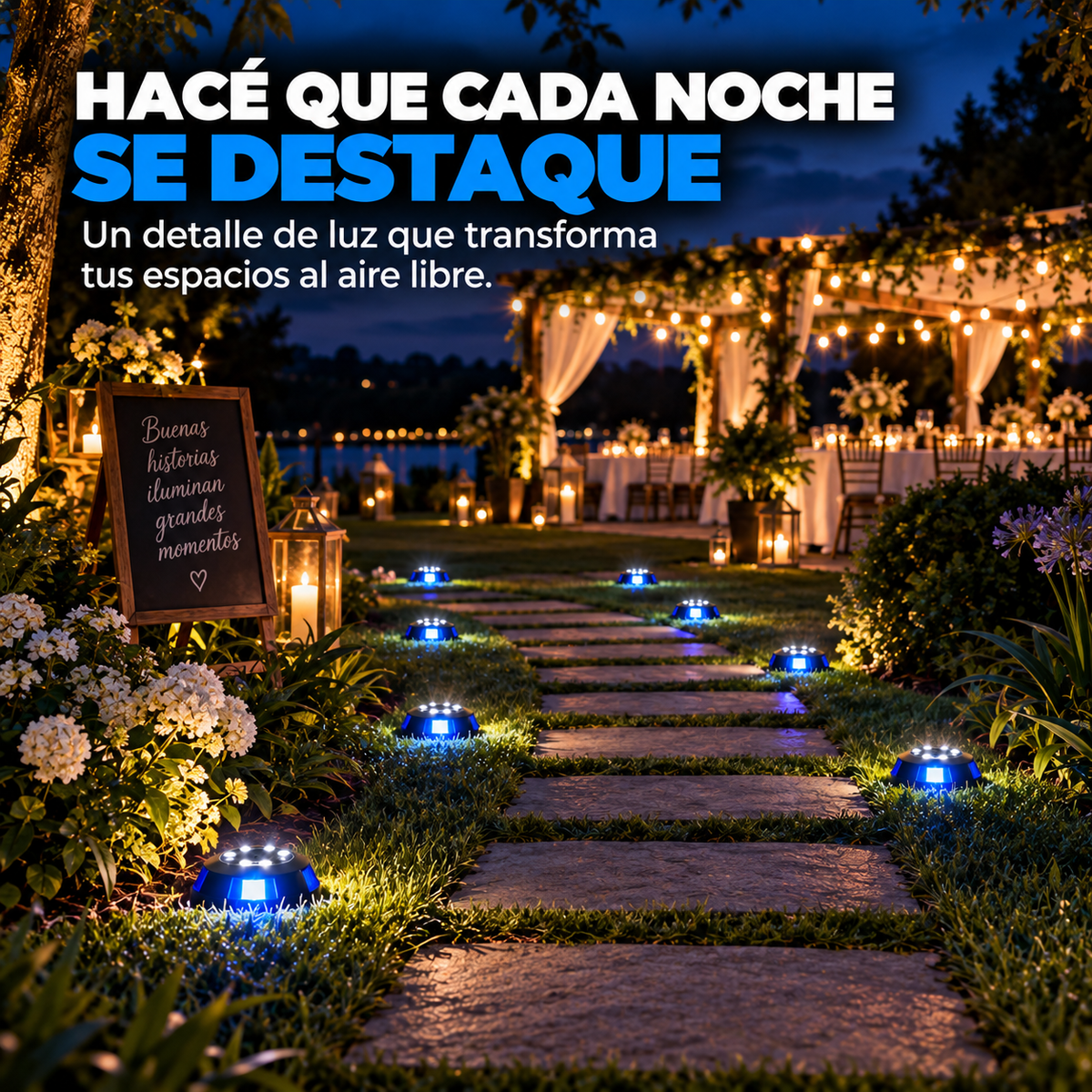 Estacas Solares LED — Transformá tus Exteriores con Luz