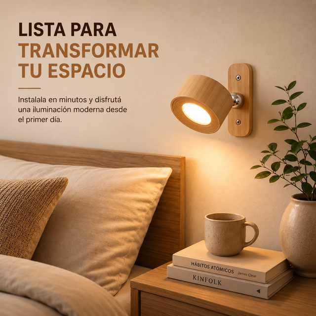 Iluminá cualquier rincón sin enchufes con diseño exclusivo - Lampara Magnética PREMIUM.