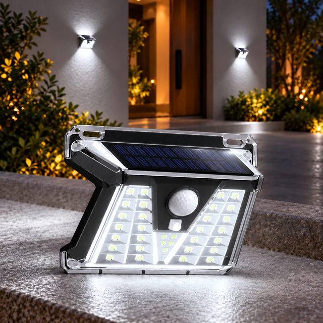 Luz que te recibe al llegar — Aplique Solar Nusel