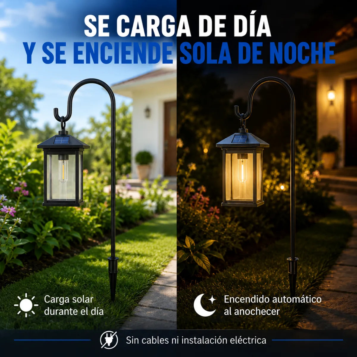 El Detalle que Transforma tu Exterior — Estaca Farol Solar