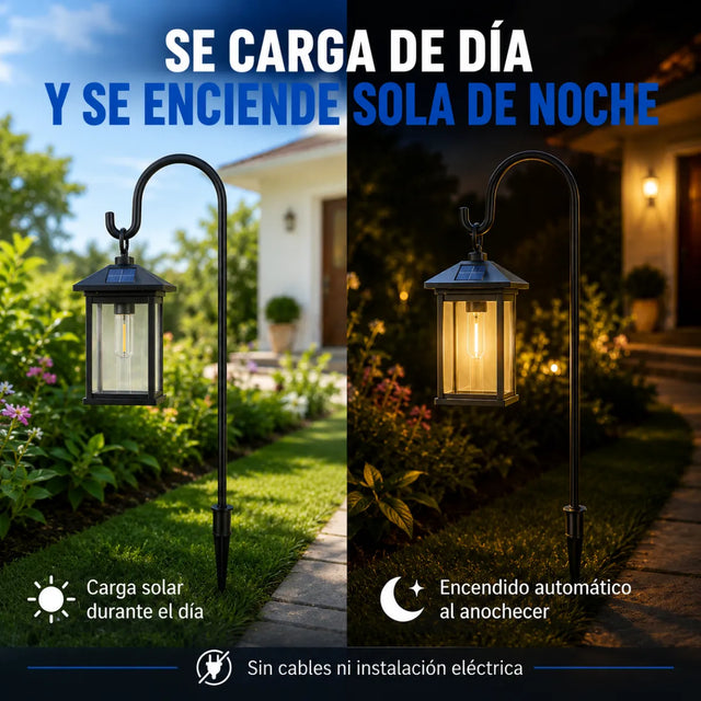 El Detalle que Transforma tu Exterior — Estaca Farol Solar