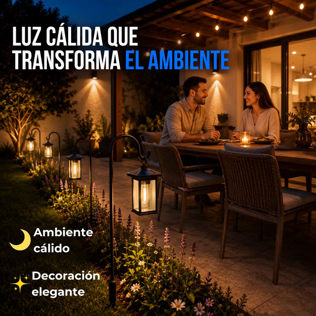 El Detalle que Transforma tu Exterior — Estaca Farol Solar