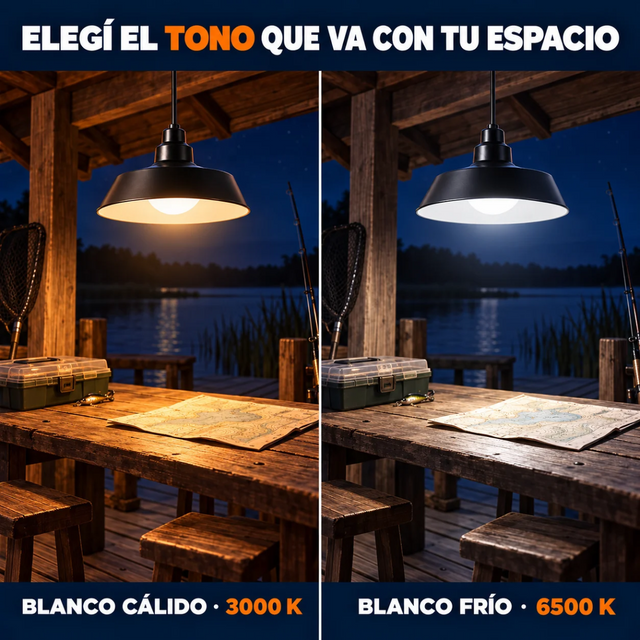 Luz donde no tenés un enchufe — Lámpara Solar Camping
