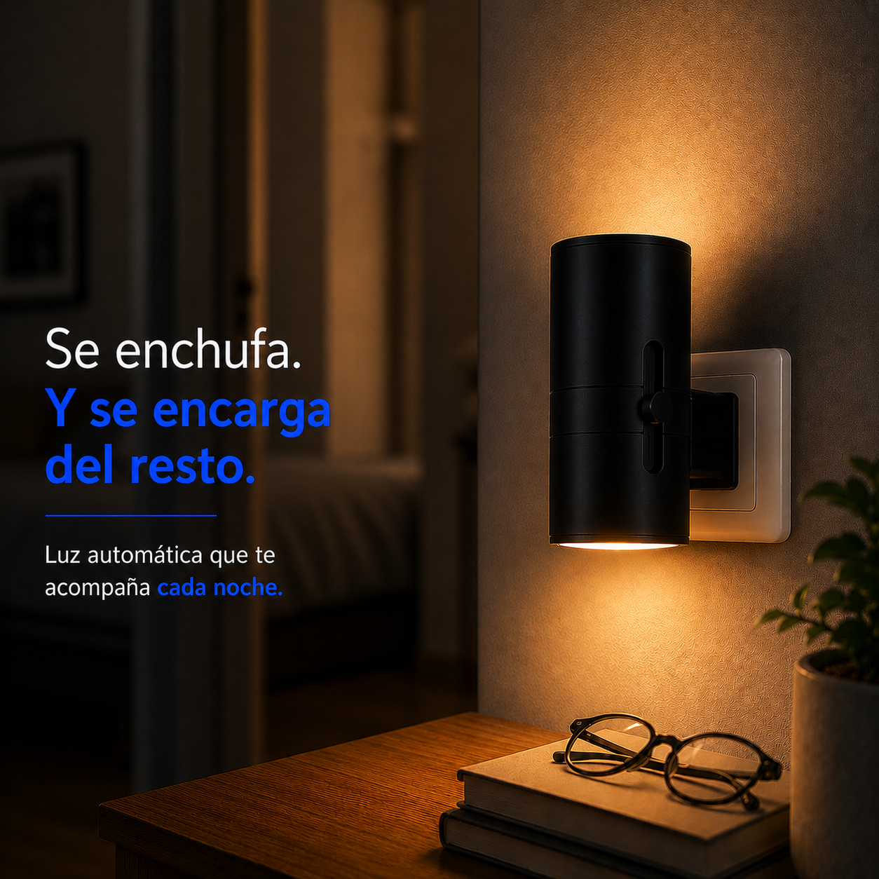 Luz Nocturna LED con Sensor Automático - PREMIUM