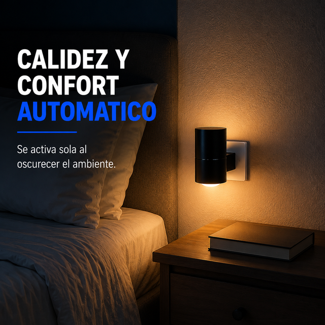Luz Nocturna LED con Sensor Automático - PREMIUM