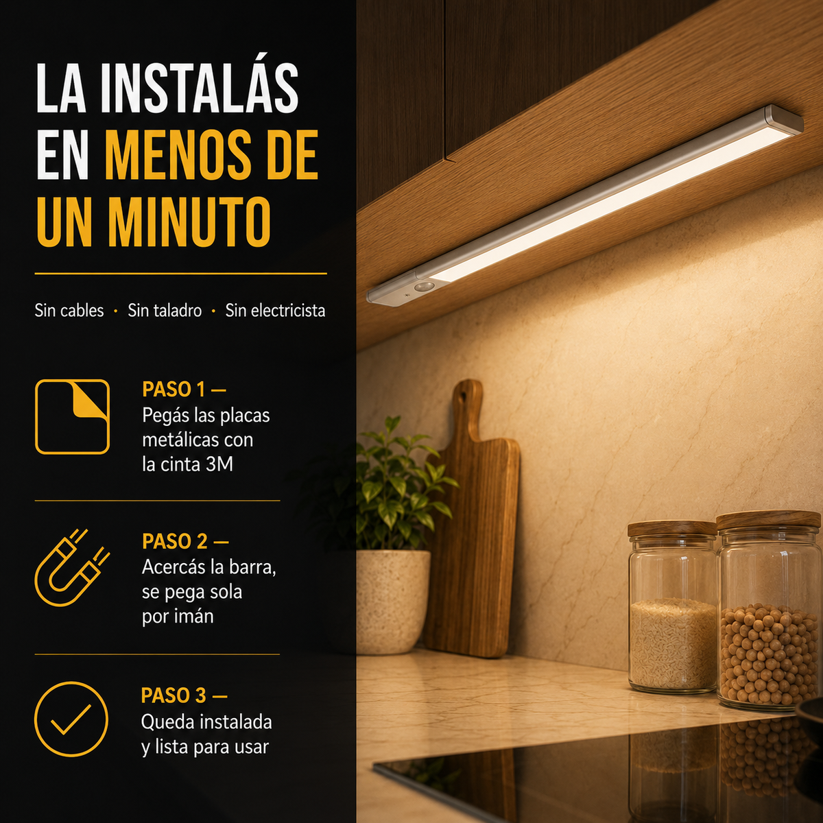 TRANSFORMÁ TUS ESPACIOS EN SEGUNDOS - BARRA LED PREMIUM