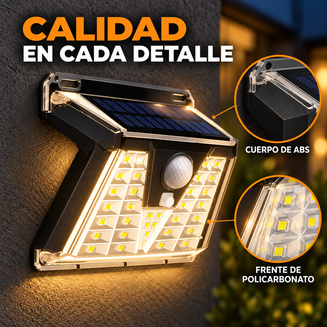 Luz que te recibe al llegar — Aplique Solar Nusel