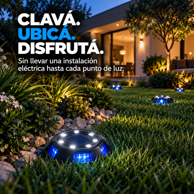 Estacas Solares LED — Transformá tus Exteriores con Luz