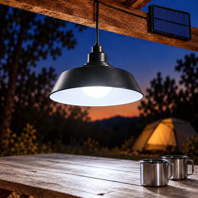Luz donde no tenés un enchufe — Lámpara Solar Camping