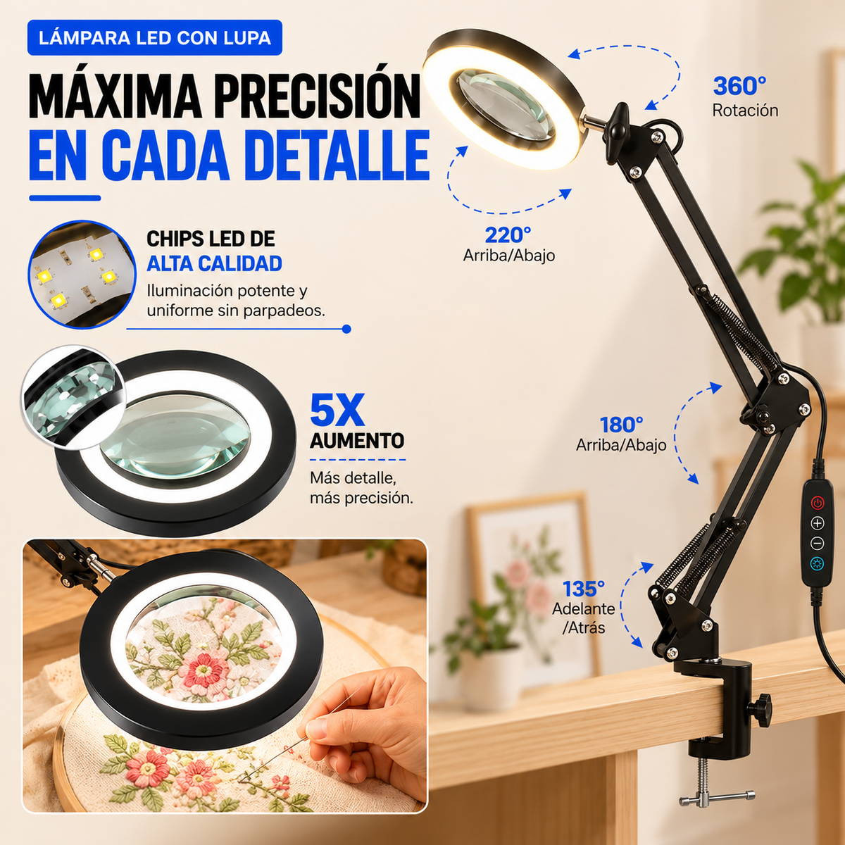 CLARITÉ PRO — Cada detalle nítido, sin ocupar lugar en tu mesa | EDICIÓN PREMIUM