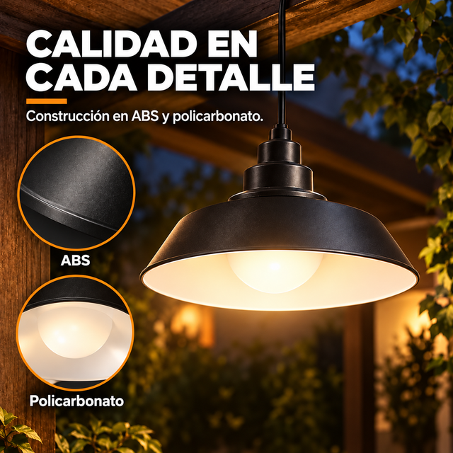 Luz donde no tenés un enchufe — Lámpara Solar Camping