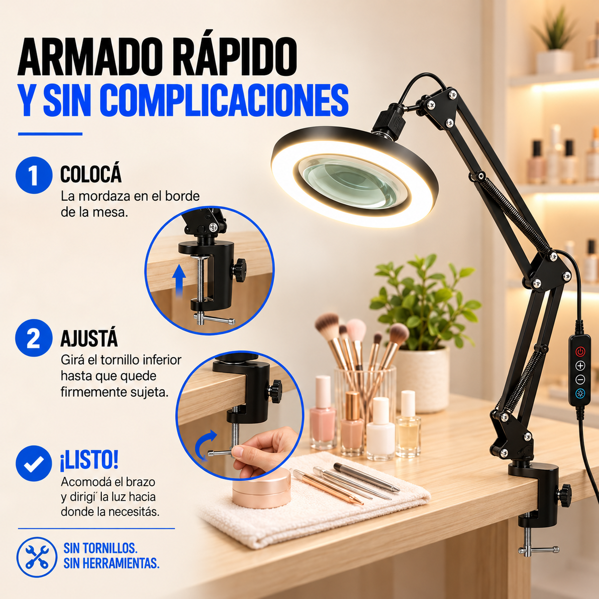 CLARITÉ PRO — Cada detalle nítido, sin ocupar lugar en tu mesa | EDICIÓN PREMIUM