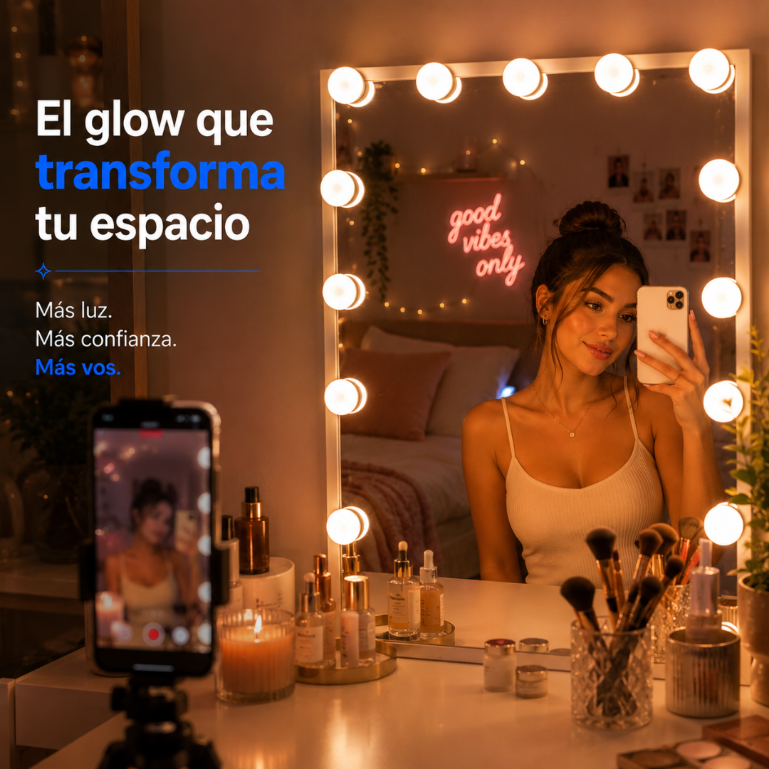 LUZ TOCADOR DE ESPEJO - PREMIUM