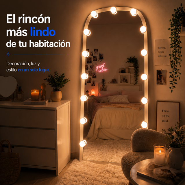 LUZ TOCADOR DE ESPEJO - PREMIUM