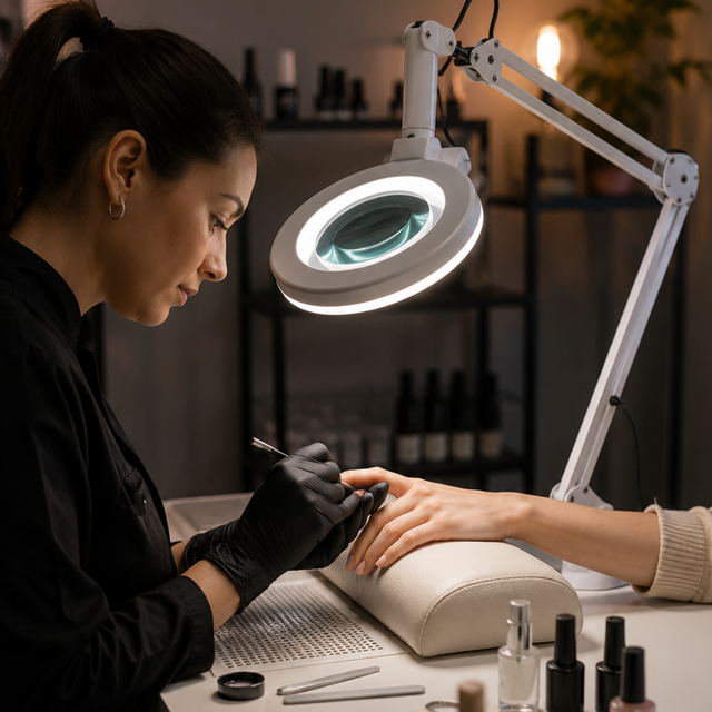 LAMPARA LED DE PRECISION CON LUPA PROFESIONAL