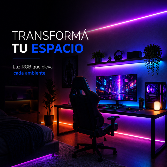 KIT NEON RGB 5M - TRANSFORMA TU ESPACIO