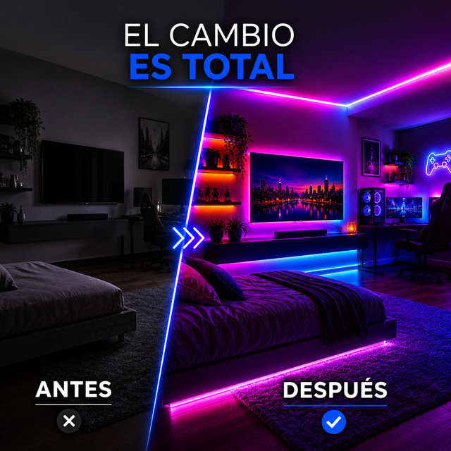 KIT NEON RGB 5M - TRANSFORMA TU ESPACIO