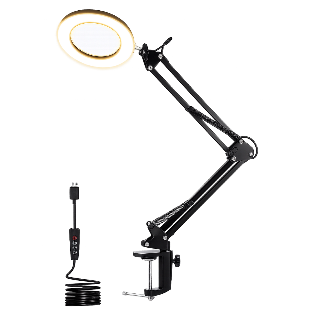 LAMPARA LED DE PRECISION CON LUPA PROFESIONAL