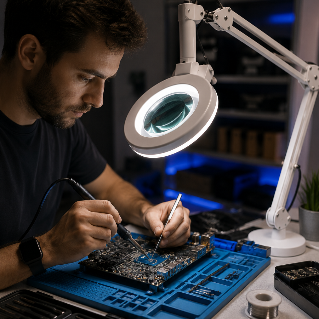 LAMPARA LED DE PRECISION CON LUPA PROFESIONAL