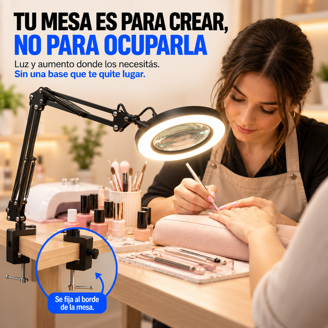CLARITÉ PRO — Cada detalle nítido, sin ocupar lugar en tu mesa | EDICIÓN PREMIUM