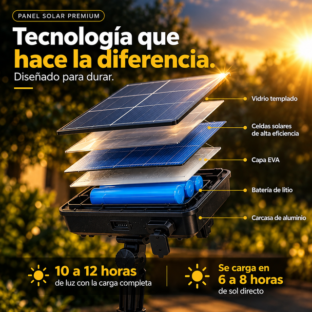 Guirnalda Solar PREMIUM — Más de 990 Patios Ya Iluminados 💡