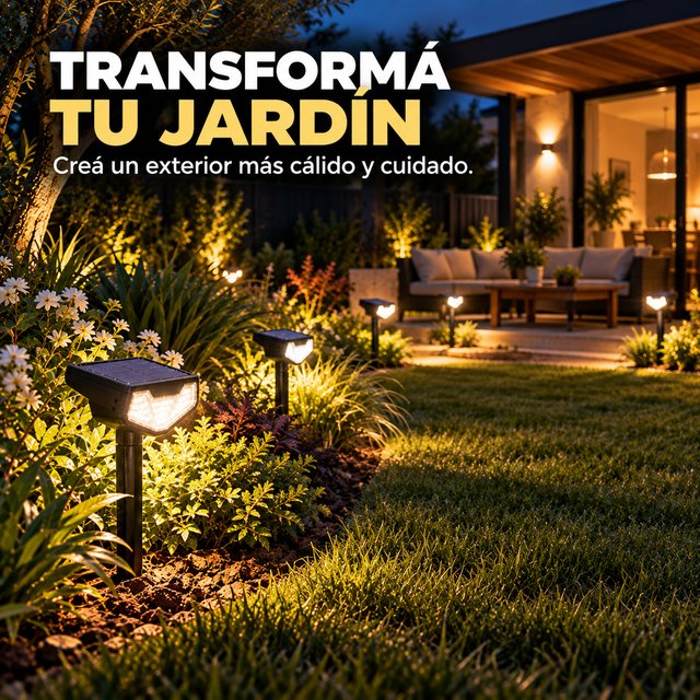 TRANSFORMÁ TU JARDÍN CUANDO CAE EL SOL — JABALINA SOLAR