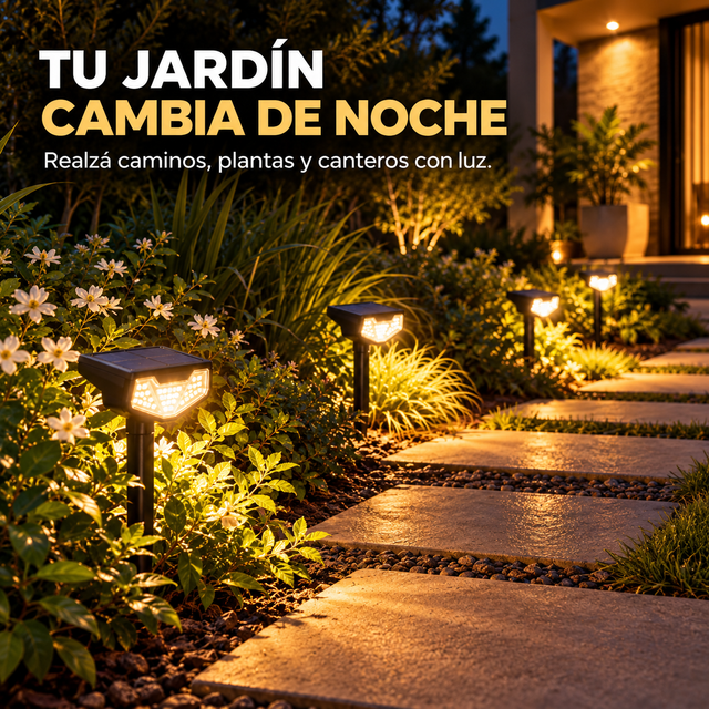 TRANSFORMÁ TU JARDÍN CUANDO CAE EL SOL — JABALINA SOLAR